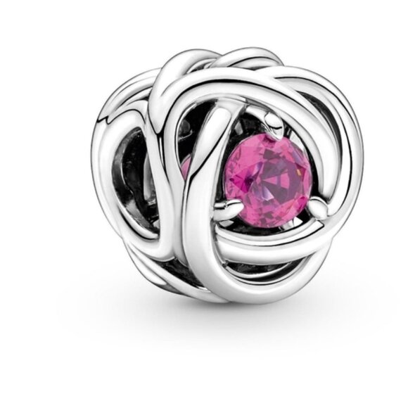Pandora Pink Eternity Circle Charm